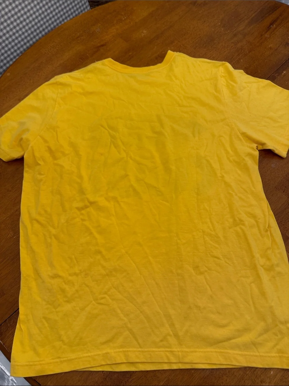 Nike Yellow Short Sleeve Tee with Blue 